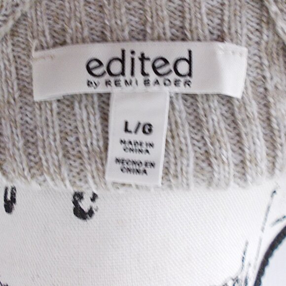 Edited by Remi Bader Ribbed Sweater L - Picture 6 of 6